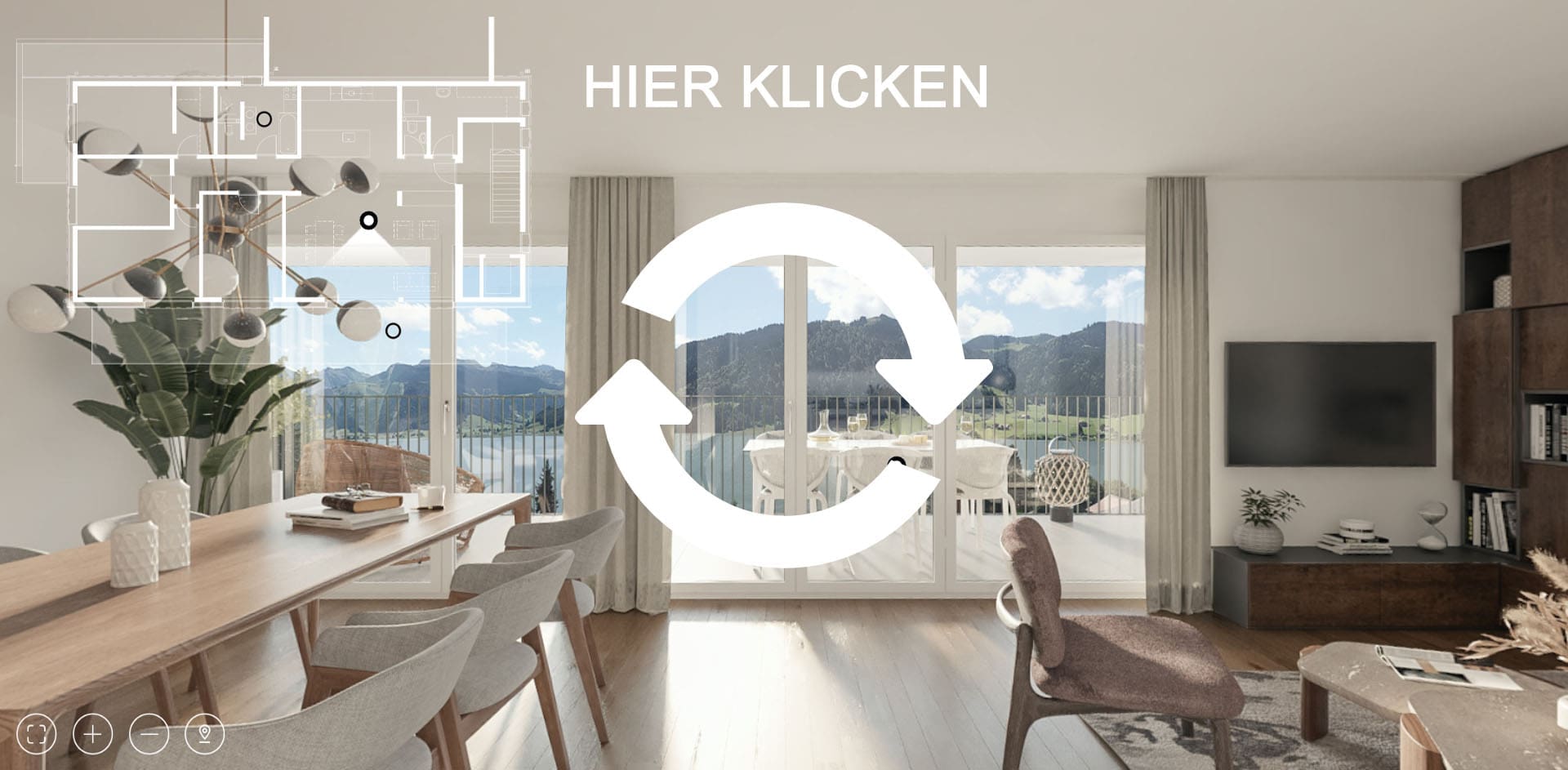 interaktiver immobilienrundgang wohnung grundriss